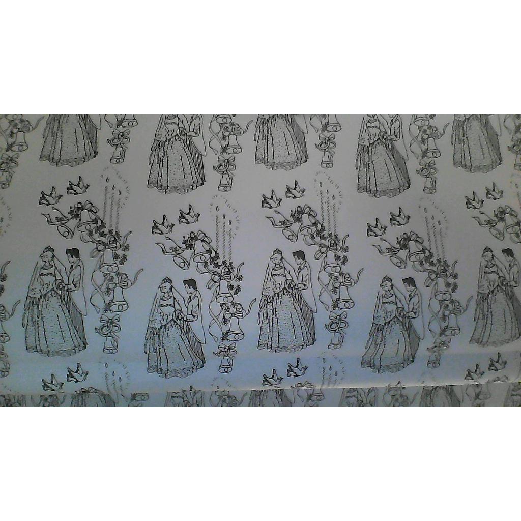 Paquete de papel regalo Novia grande - 25UN
